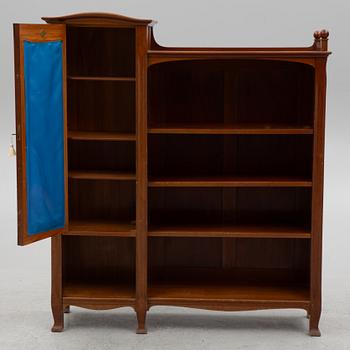 Bookcase, Art Nouveau, early 20th century.