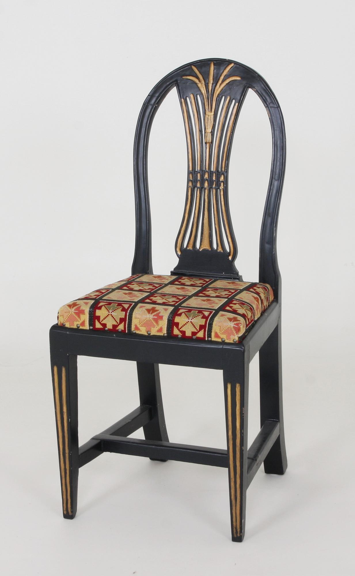 STOL, gustavianskt provinsarbete, omkr 1800.