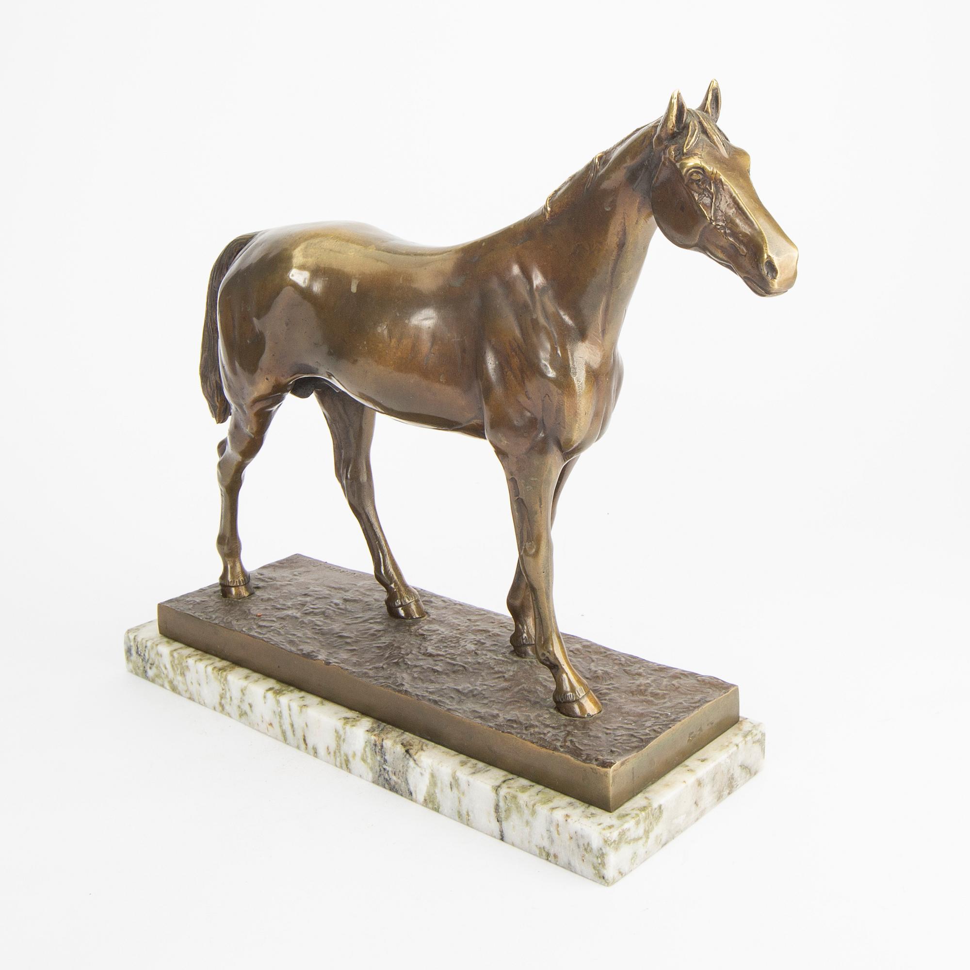 Hans Guradze, skulptur signerad brons.