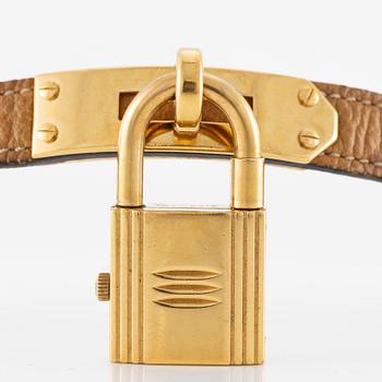 Hermès, wristwatch, "Kelly Lock", 20 x 20 (37.5) mm.