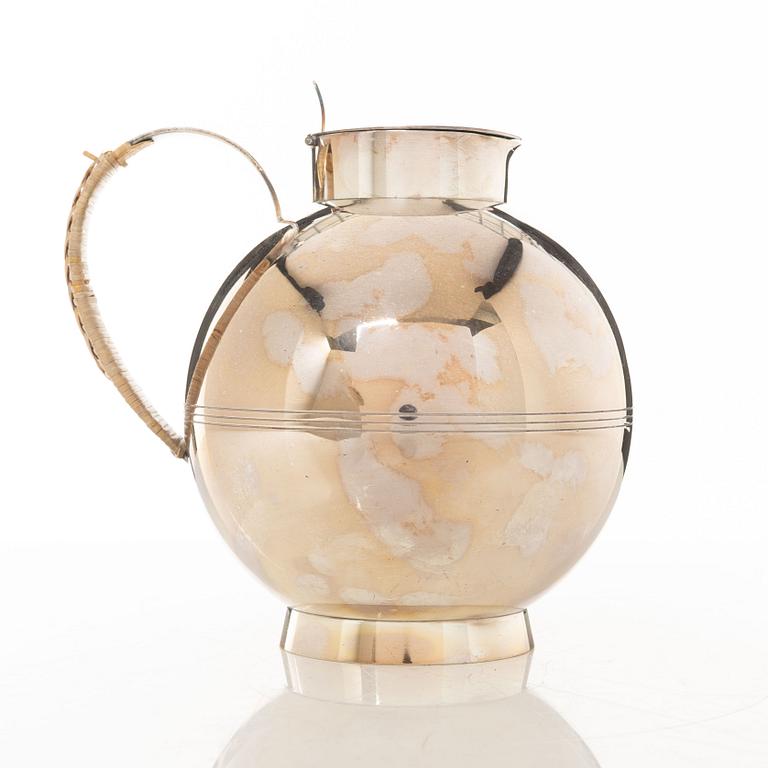 Sylvia Stave, a silver plated jug, CG Hallberg, 1930s.