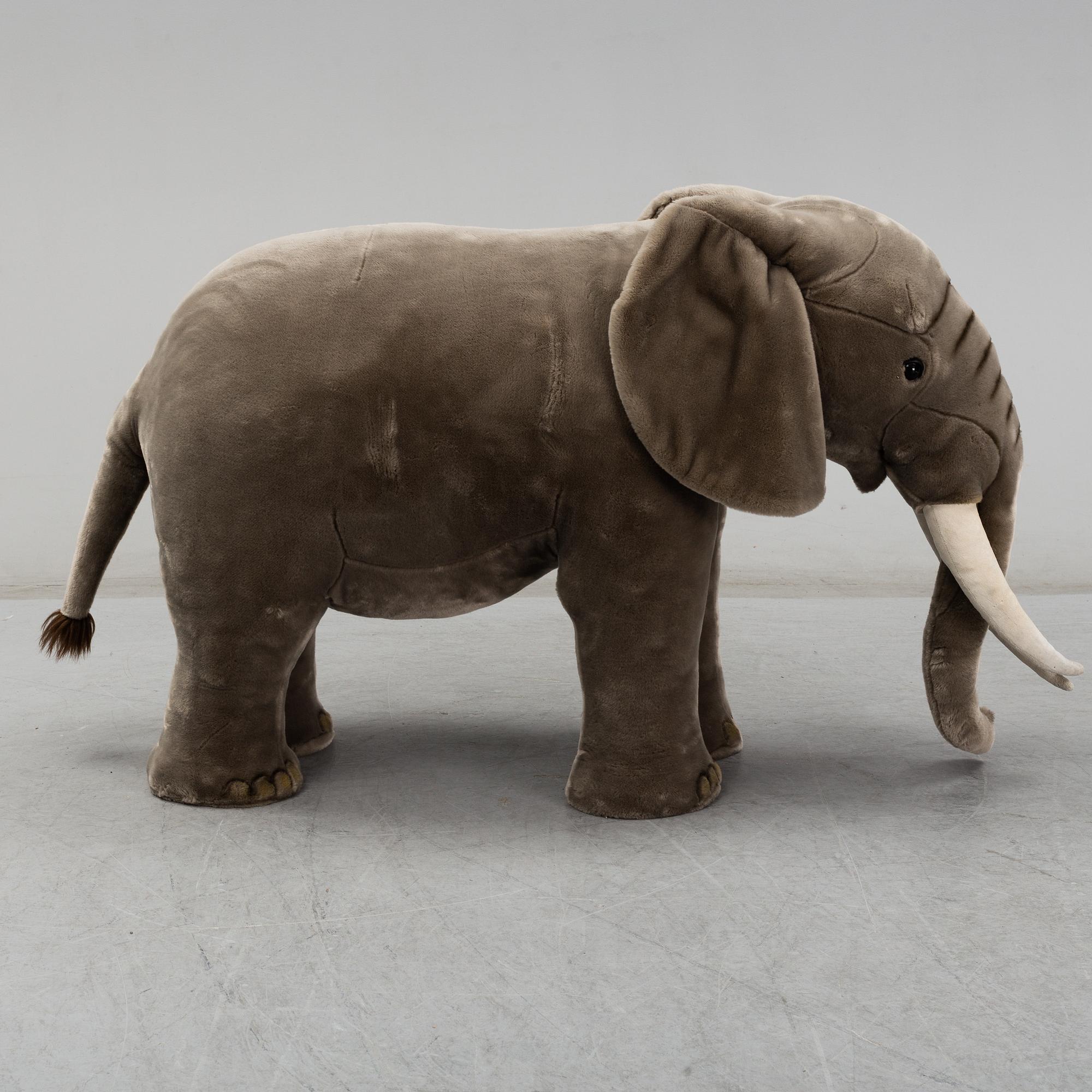 STEIFF, A 'Studio Elephant' stuffed animal, Germany, 1990's.