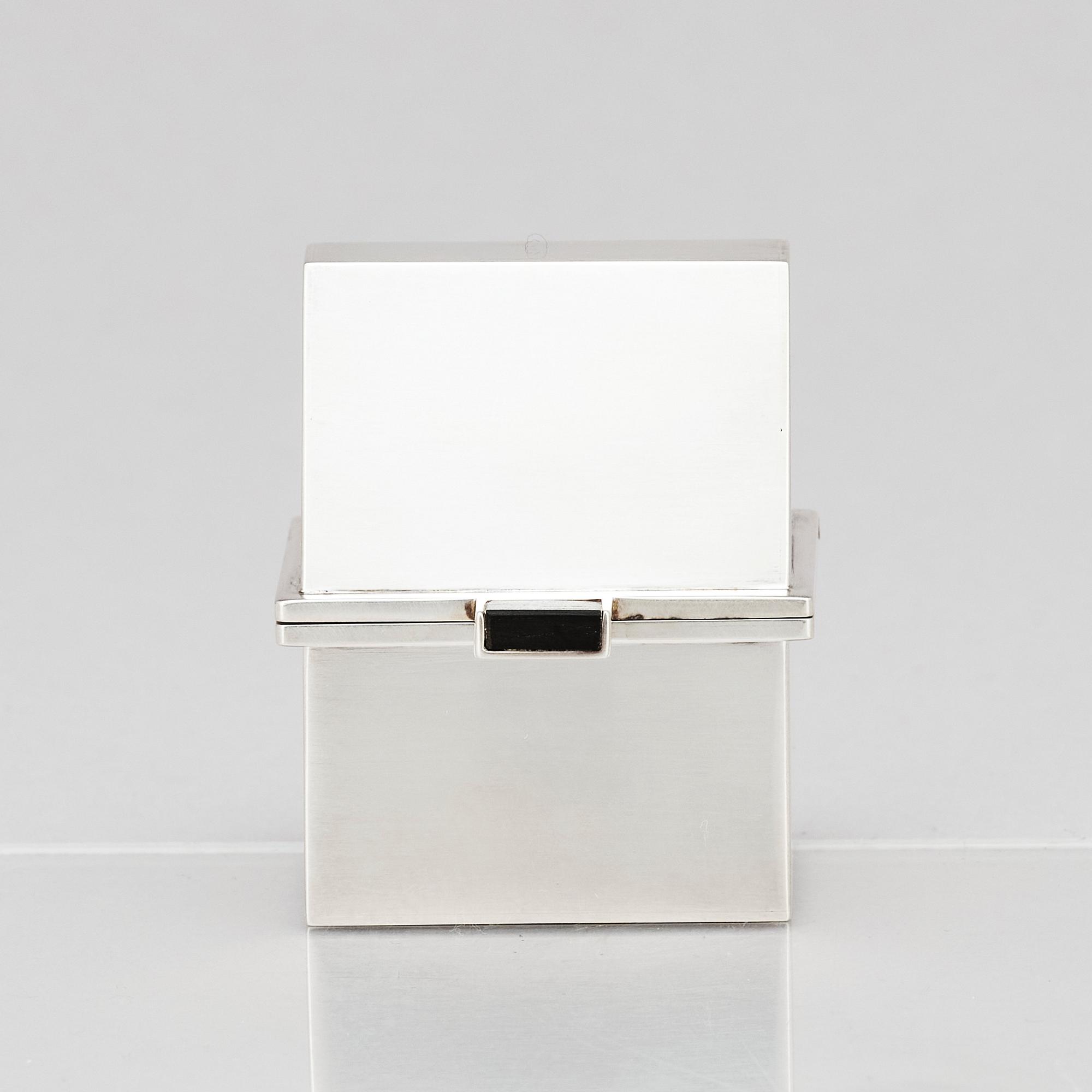 Lars Håkansson, a sterling silver box, Lund 1983.