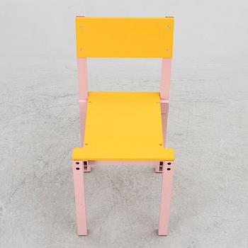 Fredrik Paulsen, fyra specialbeställda stolar, "Chair One", JOY, 2022.