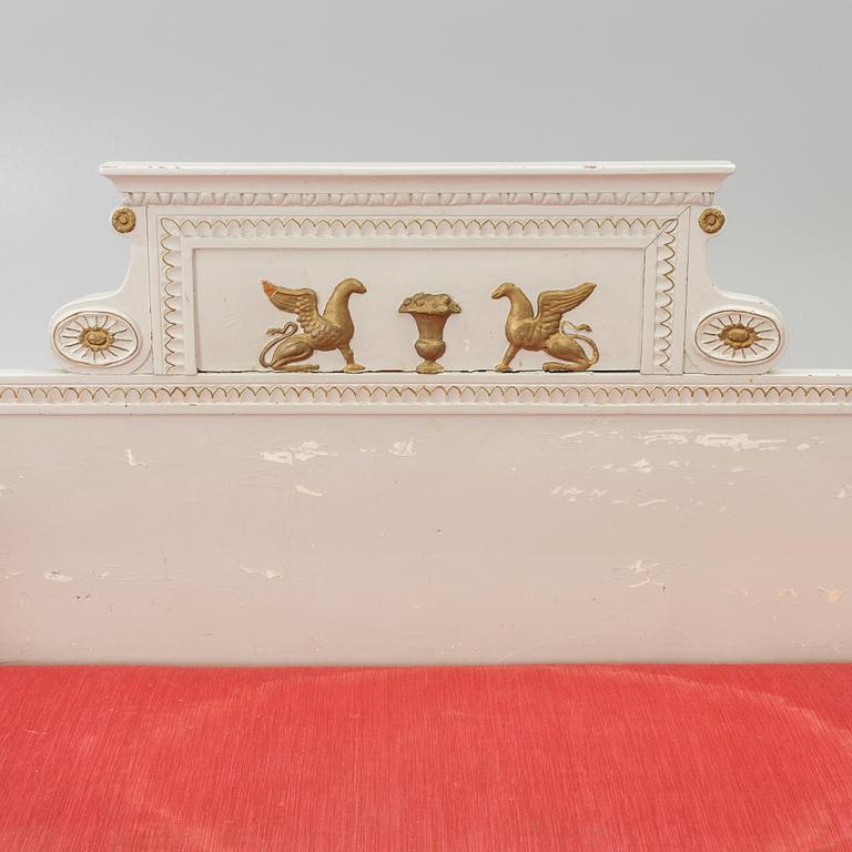 Sofa bed, late Gustavian style, 19th century.