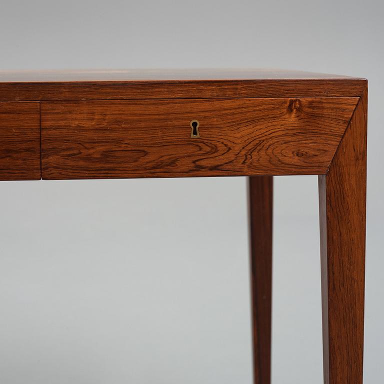 Severin Hansen, a palisander desk, Haslev Møbler, Denmark 1960s.