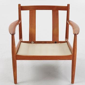 Grete Jalk, a model 118 easy chair from France & Son, Denmark, 1950's/60's.