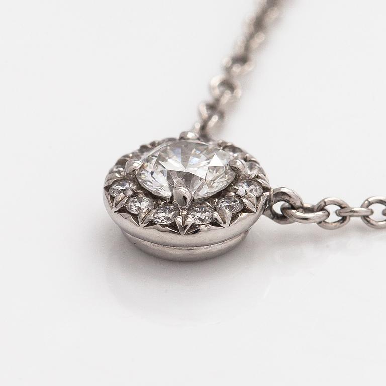 Tiffany & Co, kaulakoru, "Soleste", platinaa ja timantteja.