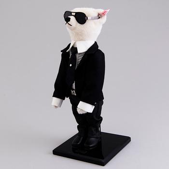 STEIFF / KARL LAGERFELD, NALLE, Limited edition, numrerad 1190/2500, Tyskland 2009.