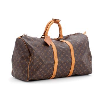 248. LOUIS VUITTON, a monogram canvas weekendbag, "Keepall  50".