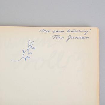 TOVE JANSSON, book, "Mumintrollet 1", 1957, signed.