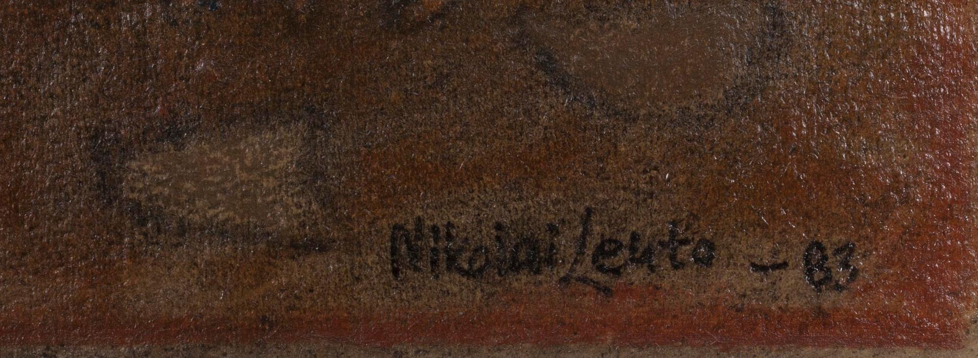 NIKOLAI LEHTO (FINLAND), olja på skiva, sign. och dat. -38.