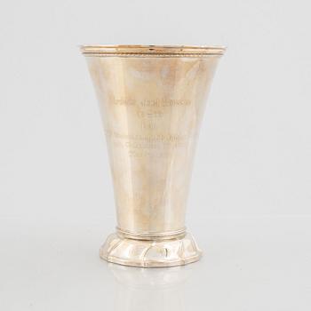A Swedish Rococo Style Silver Beaker, mark of Guldsmedsaktiebolaget (GAB), Stockholm 1955.