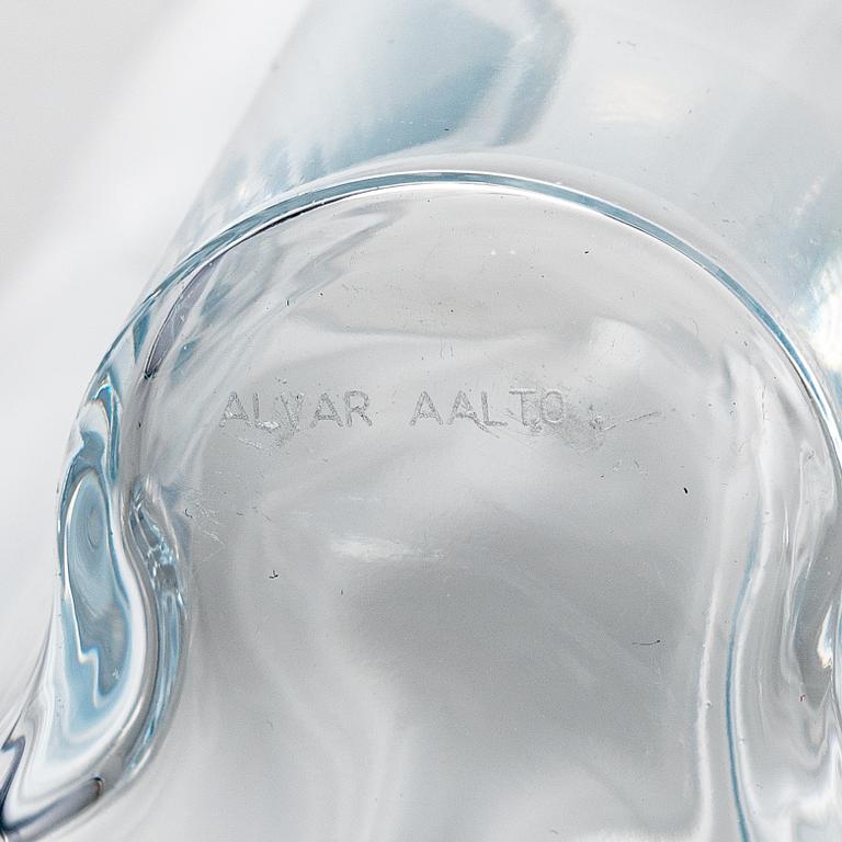 Alvar Aalto, vas, modell 201, "Clear" signerad Alvar Aalto.