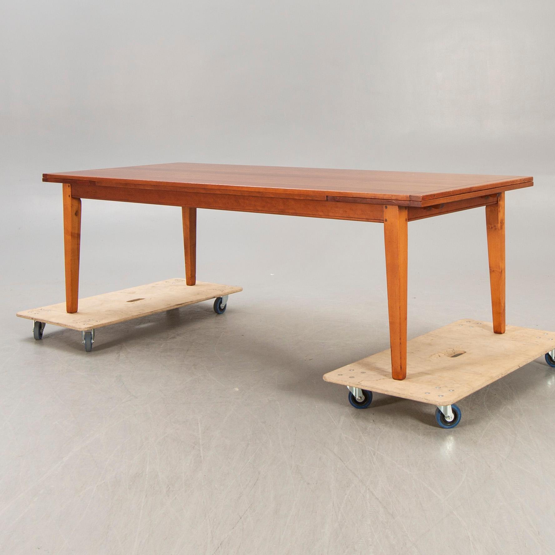 A Tornbo möbler dining table.