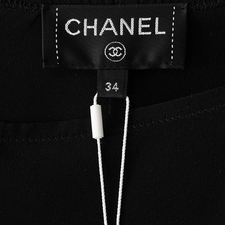 Chanel, shorts, "Crepe de chine", fransk storlek 34.