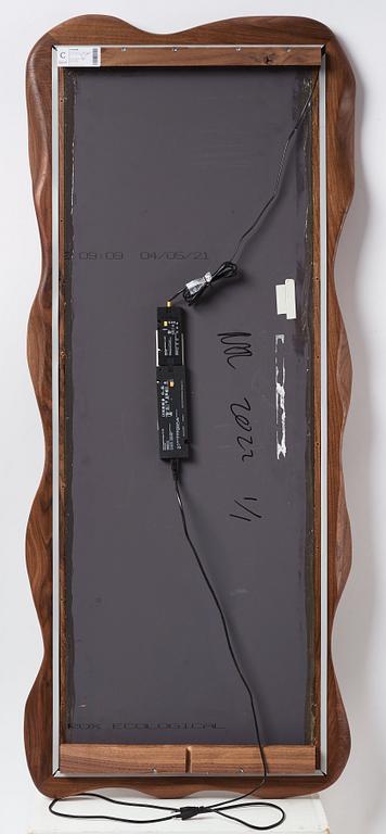 Niklas Runesson, väggspegel, unik, ed. 1/1, utförd i hans egen studio, 2022.