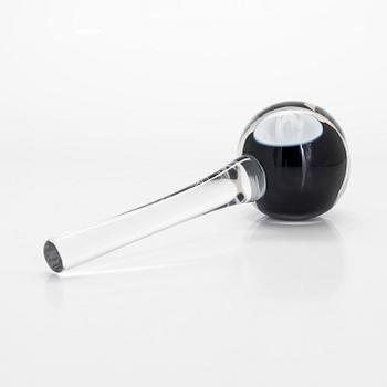 Timo Sarpaneva, glasskulptur, "Ordförandeklubba", signerad Timo Sarpaneva, Iittala.