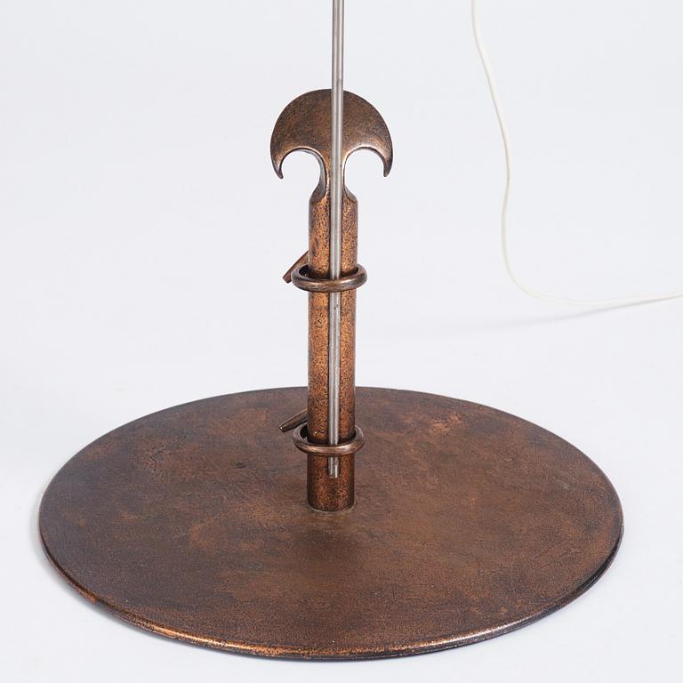 Tore Ahlsén, a floor lamp, 'Napoleon on the Nile', 1940-50s.