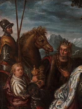Jacobo Bassano Hans krets, Konungarnas tillbedjan.