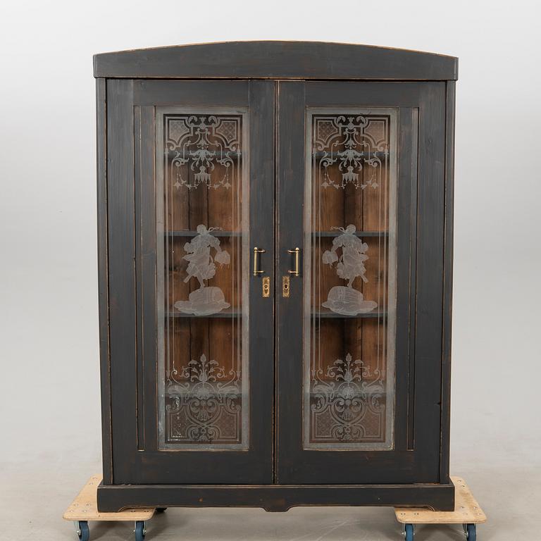 Display cabinet circa 1900.