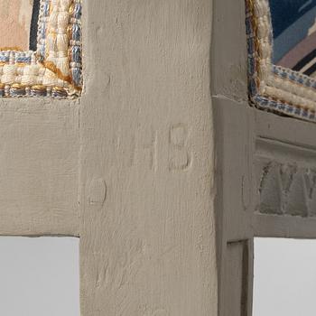 Chairs 5 pcs by Johan Hammarstöm, (master in Stockholm 1794-1812), late Gustavian.