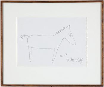 ROGER RISBERG, indian ink on paper, 2005, signed RR.