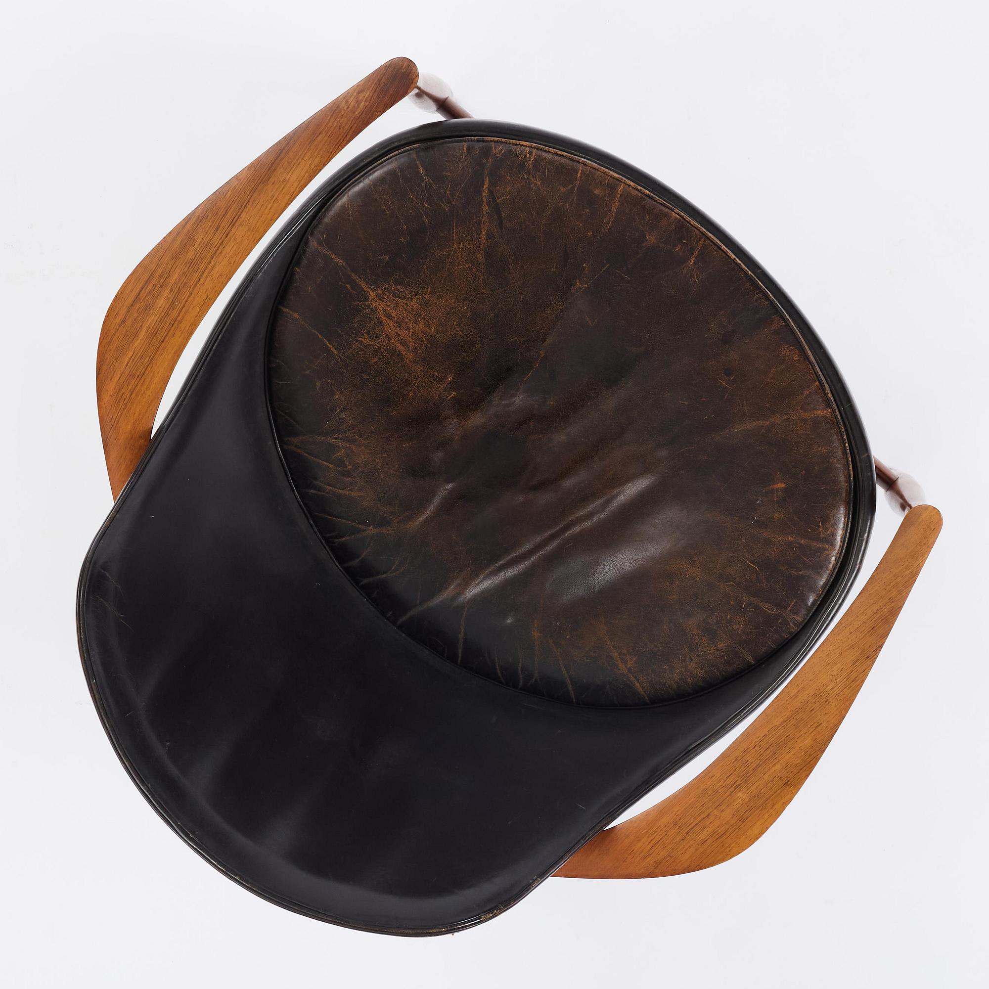 Ib Kofod-Larsen, a rosewood "Elizabeth" easy chair, cabinetmakers Christensen & Larsen, Denmark, 1950s-60s.
