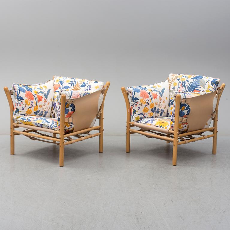 A pair of Arne Norell "Ilona" armchairs, second half of the 20th century.
