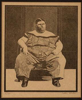 Peter Blake, "The Side Show" (Fat Boy; Tattooed Man; Giant; Midget; Bearded Lady).