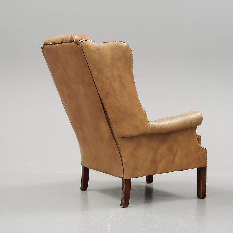 FÅTÖLJ, engelsk stil, 1900-talets andra hälft.