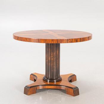 A 1930s Swedish Grace walnut coffee table.