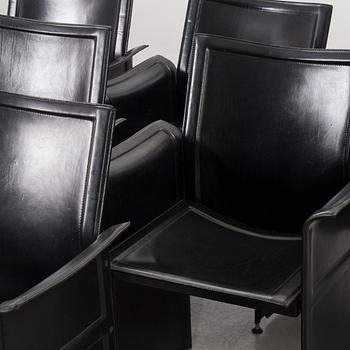 TITO AGNOLI, karmstolar, 6 st, "Korium", för Matteo Grassi.