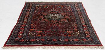 A semi-antique Bidjar carpet, West Persia, c. 204 x 130 cm.
