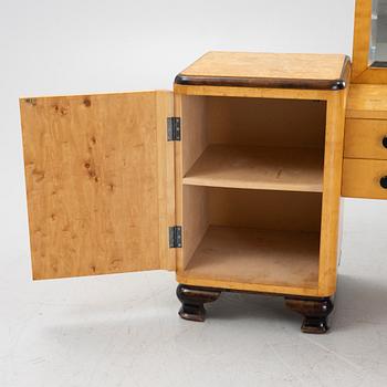 Sminkbord, pall och spegel, Art Deco,  1930-tal.