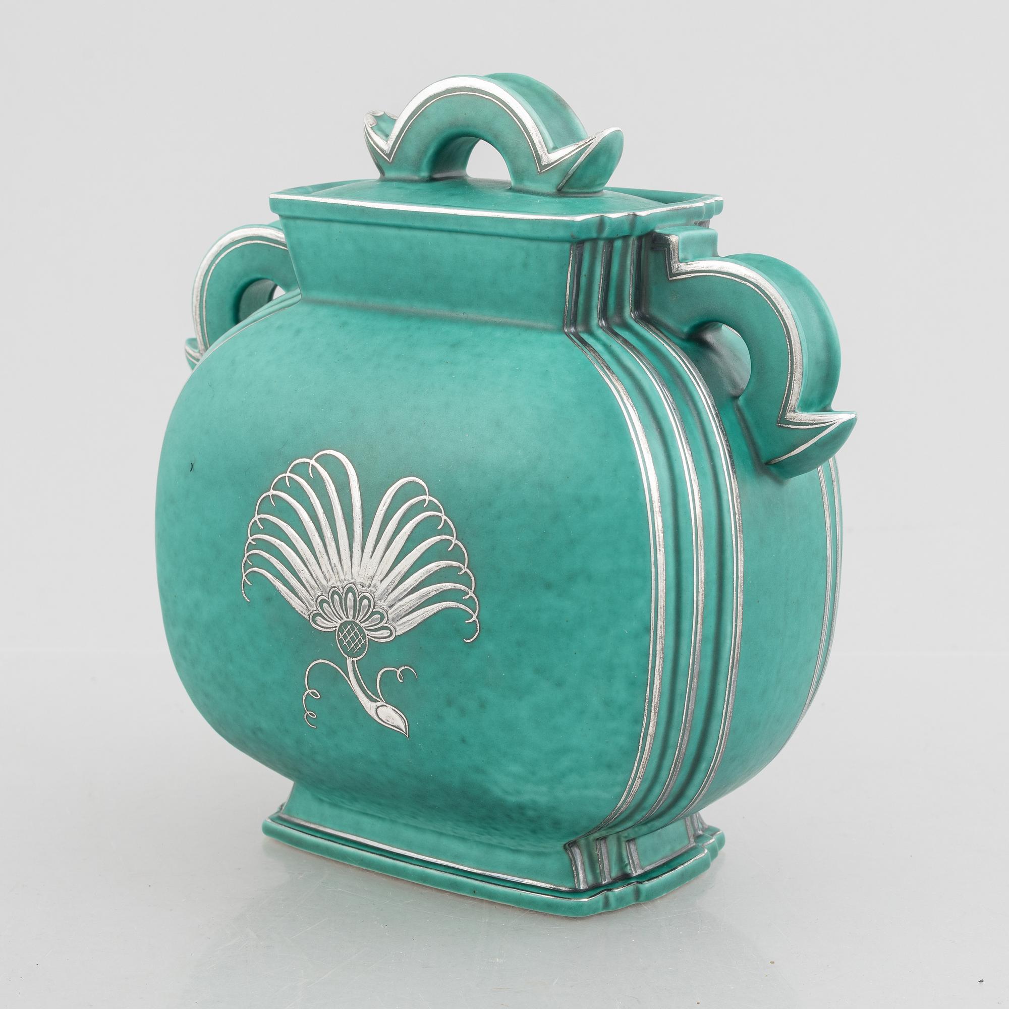 Wilhelm Kåge, an 'Argenta' stoneware vase, Gustavsberg.