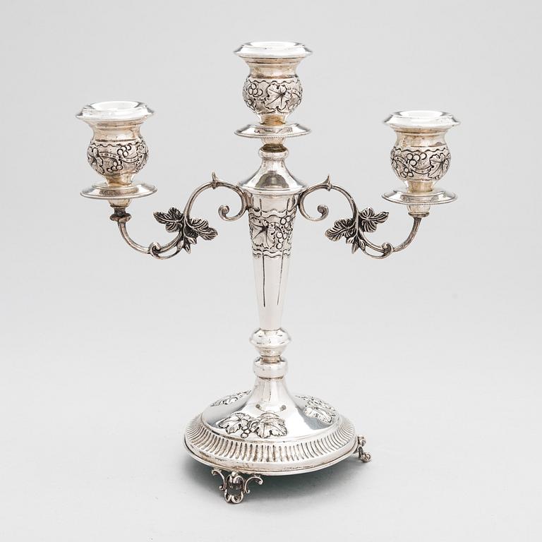 Kandelaber, sterlingsilver, Grekland 1900-talets mitt.
