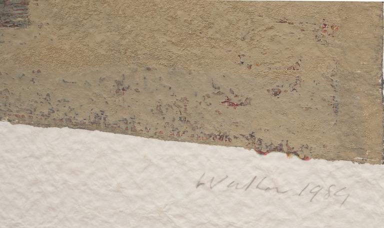 OKÄND KONSTNÄR, teknik på papper, daterad -89.