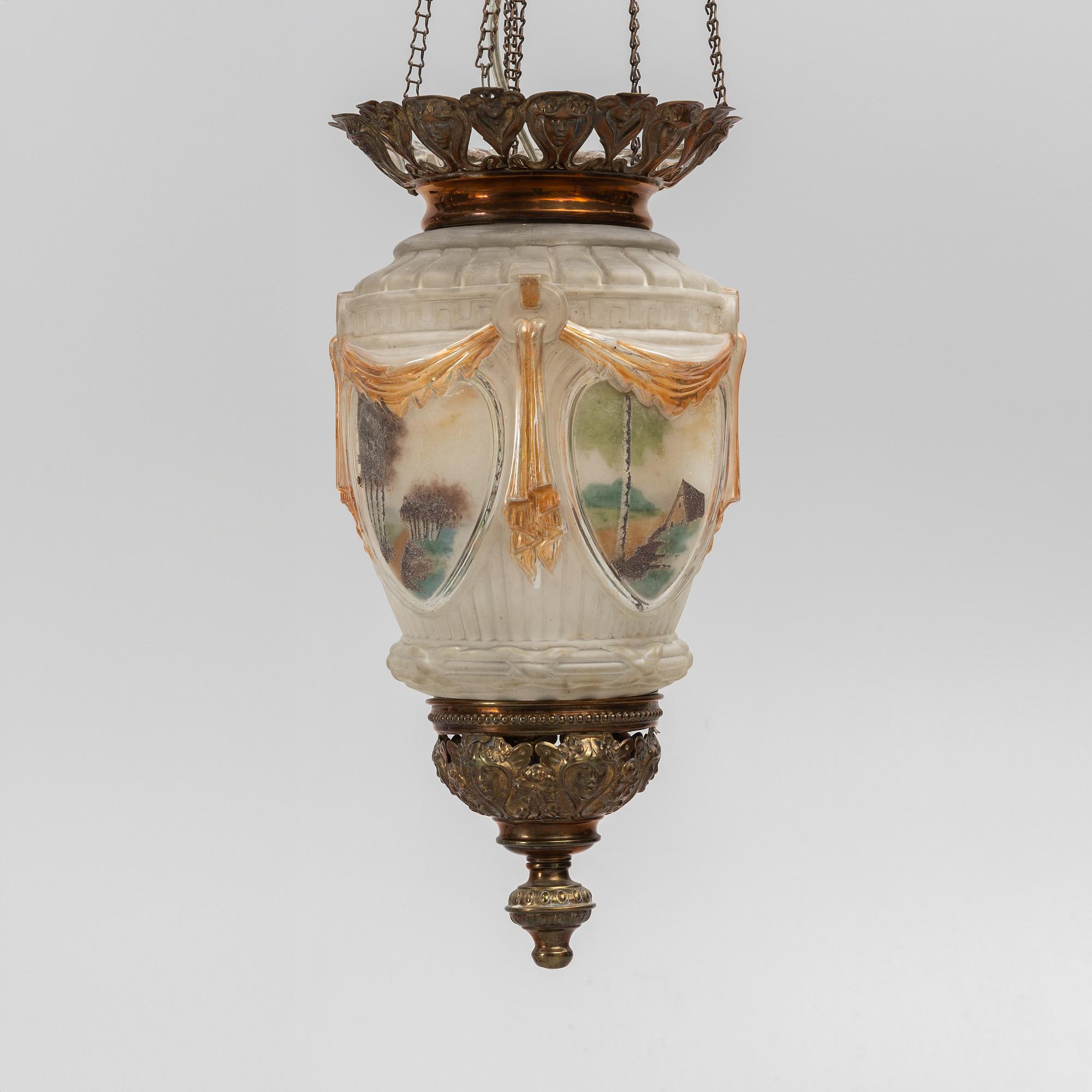 Ceiling lamp late 19th century.