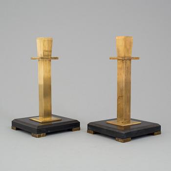 a pair of Art Deco candlesticks from the 1930's.