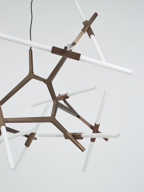 Lindsey Adelman, a "Agnes Chandelier 20" ceiling lamp, Roll and Hill, USA, post 2010.