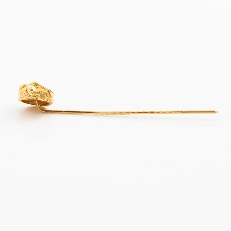 Lapponia, broschnål, 18K guld, Finland 1978.