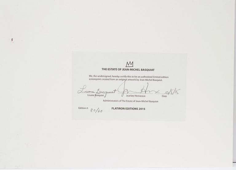 Jean-Michel Basquiat After, "Hollywood Africans in Front of the Chinese Theater with Footprints of Movie Stars".