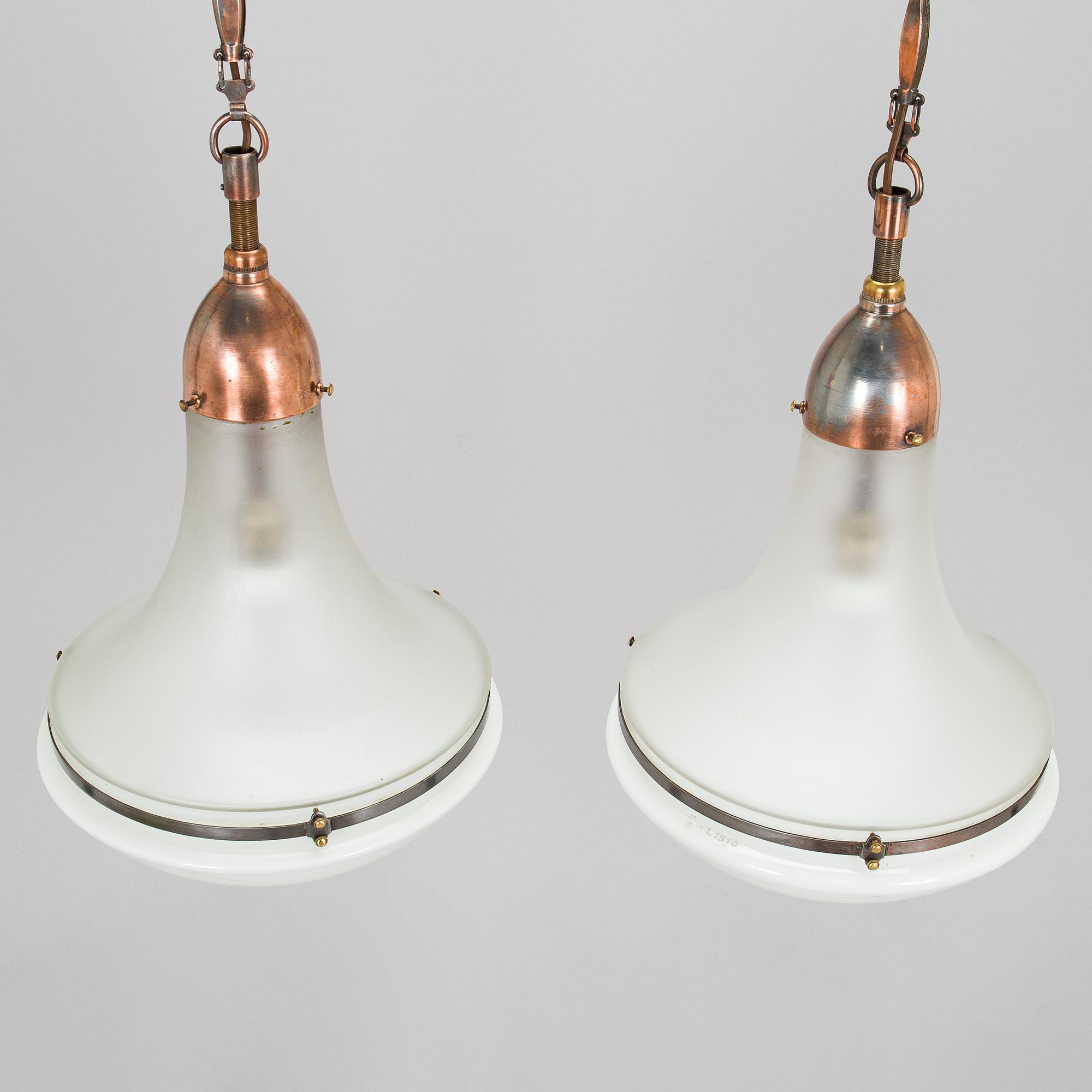 Peter Behren, kattovalaisinpari, "Luzette", AEG (Allgemeine Electricitäts-Gesellschaft), Saksa.