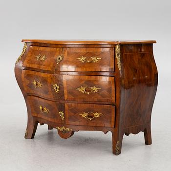 A Rococo chest of drawers, second half of the 18th century.