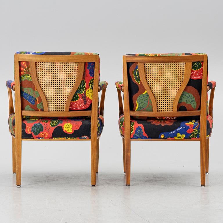 Josef Frank, fåtöljer, ett par, modell 969, Firma Svenskt Tenn, efter 1985.