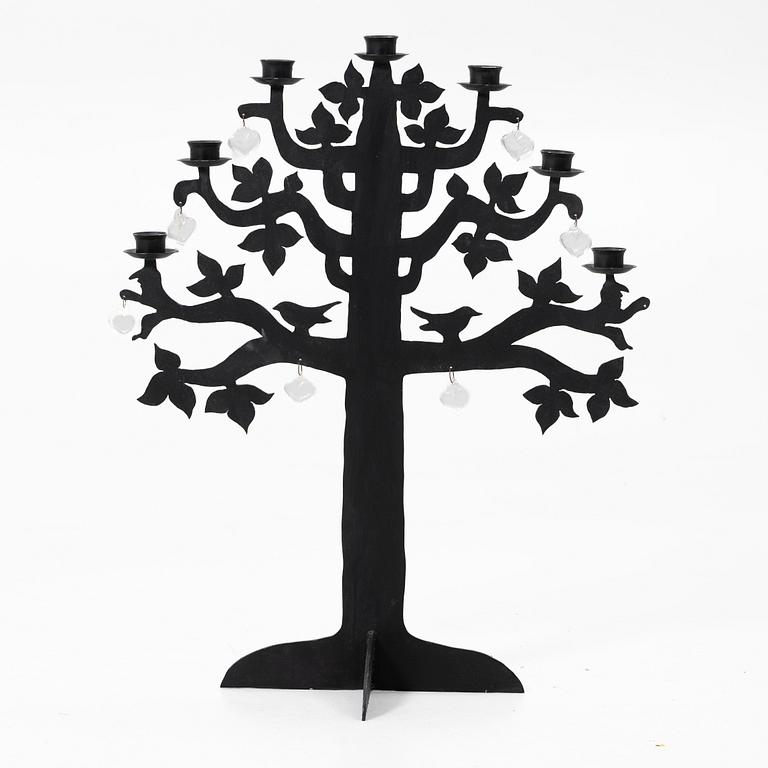 Bertil Vallien, Golvljusstake "Livets träd", Boda Smide, 1900-talets senare del.