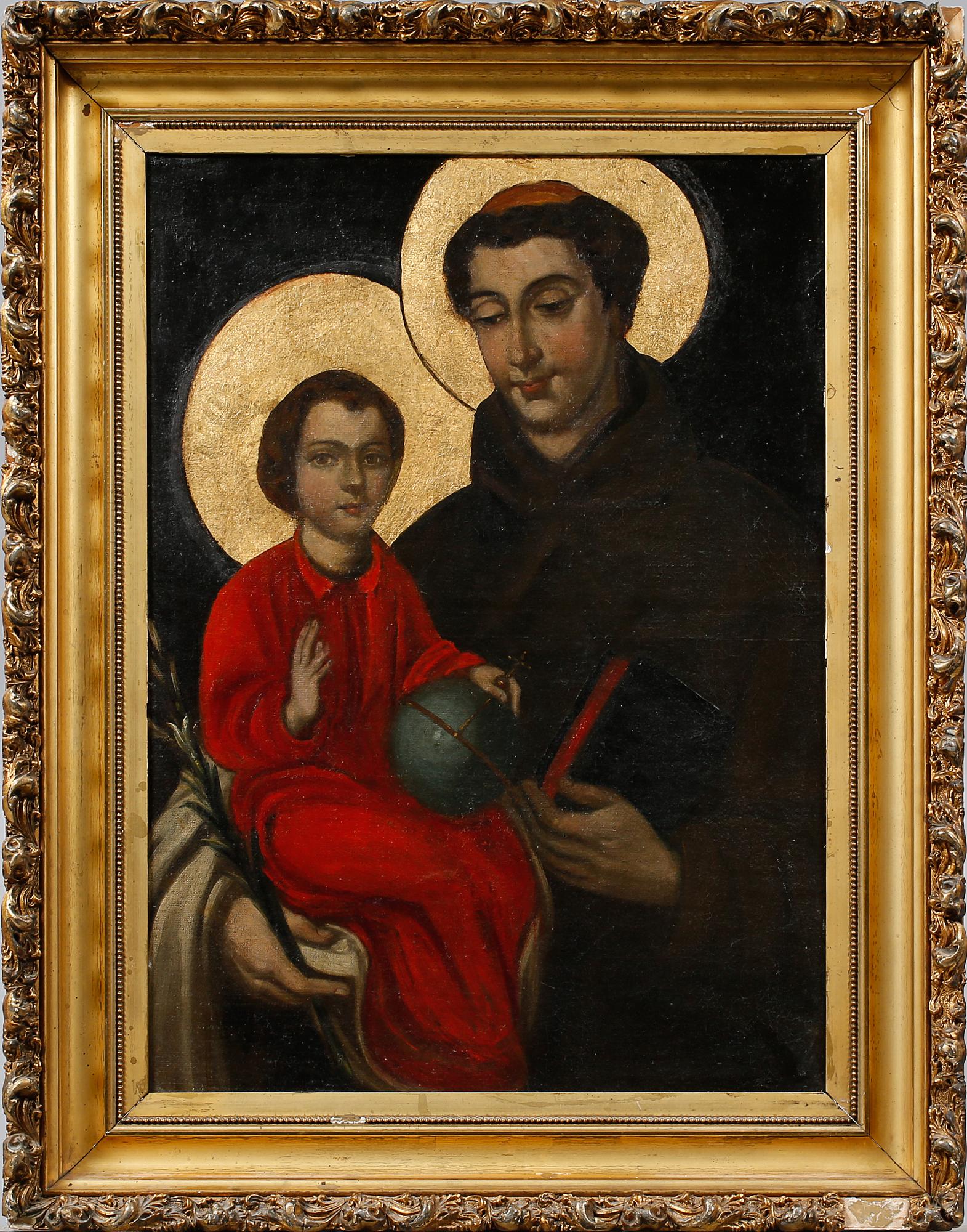 OKÄND KONSTNÄR, olja på duk, ej signerad, 1700/1800-tal.