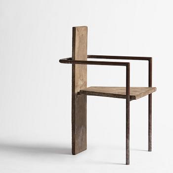 Jonas Bohlin, karmstol, "Concrete", provex, Källemo, Värnamo, efter 1981.