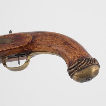 A percussion gun, 19th century.